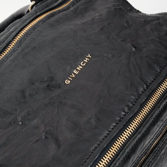 Givenchy Distressed Black Pandora Leather Bag - Picture 5 of 14
